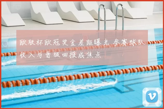 欧联杯欧冠奖金差距曝光 参赛球队收入与晋级回报成焦点
